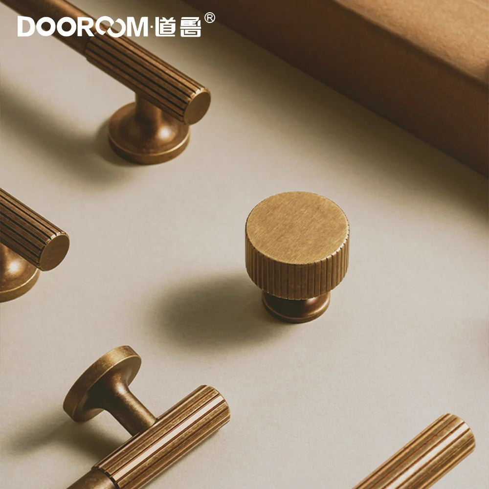 Dooroom黄铜家具拉手 复古风格高品质柜门 衣柜 梳妆台 鞋盒 抽屉柜拉手