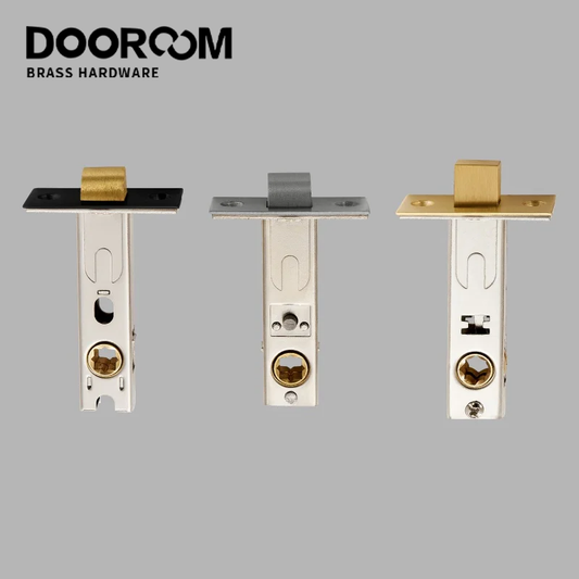DOOROOM Lock Case Mortise Tubular Latch Oblique Tongue Square Tongue