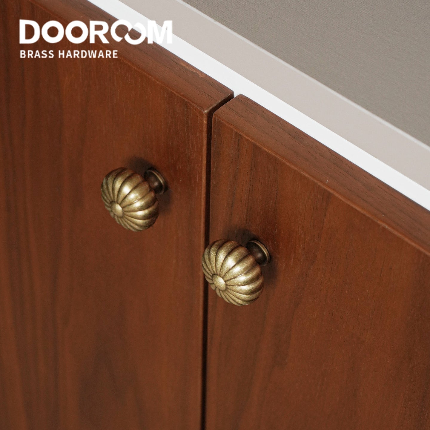 Dooroom Brass Furniture Handles Modern Pumpkin Yellow Bronze Wardrobe Dresser Cupboard Cabinet Shoe Box Knobs Hardware tools