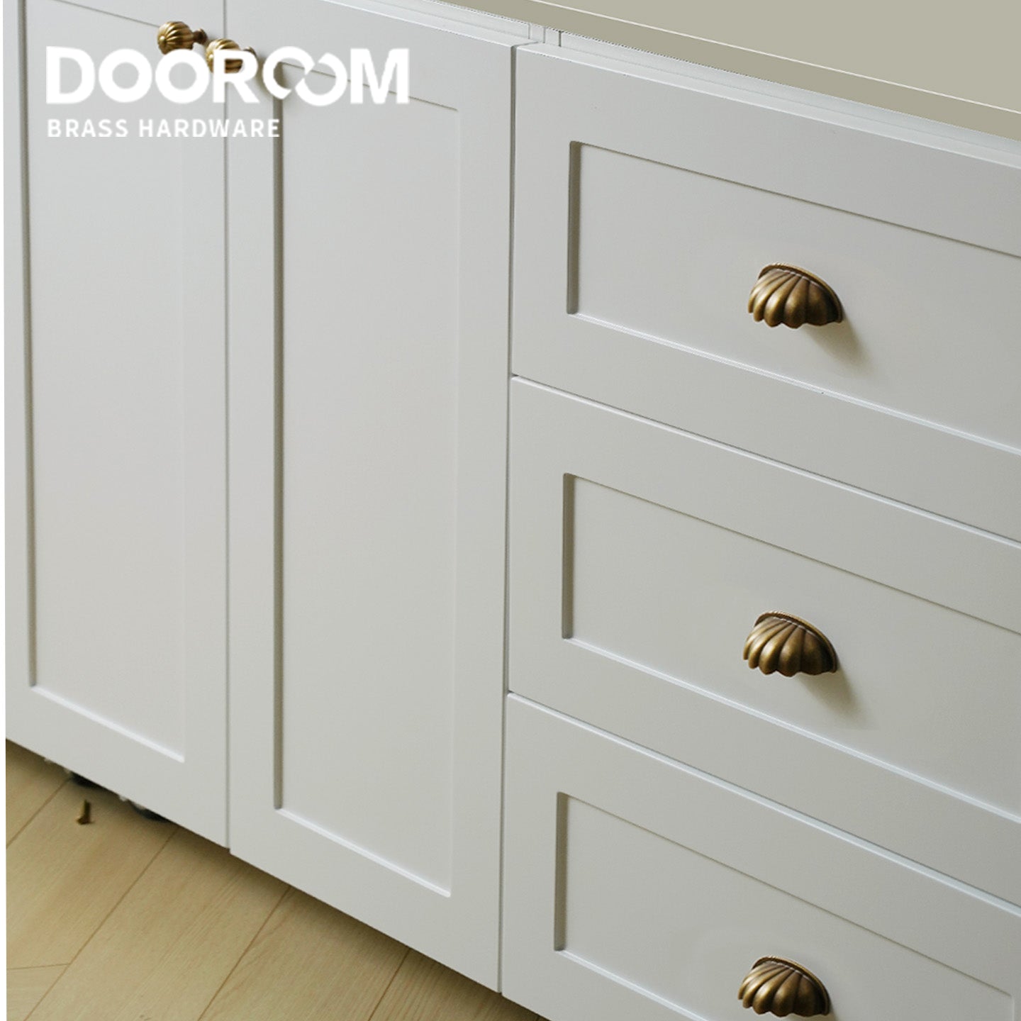 Dooroom Brass Furniture Handles Modern Pumpkin Yellow Bronze Wardrobe Dresser Cupboard Cabinet Shoe Box Knobs Hardware tools