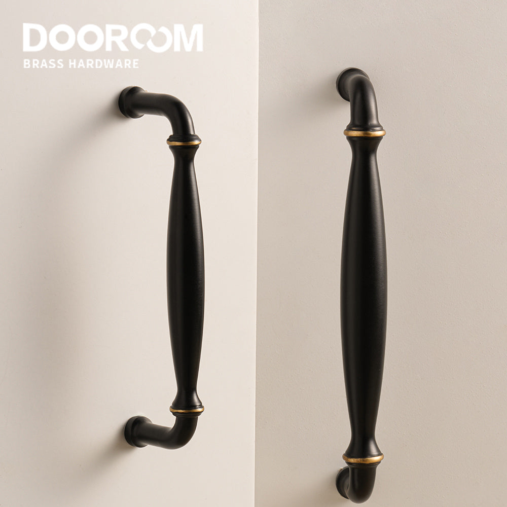 Dooroom Brass Furniture Handles Wardrobe Dresser Cupboard Shoe Box Cabinet  Drawer Pulls New Classic Pastoral European Knobs