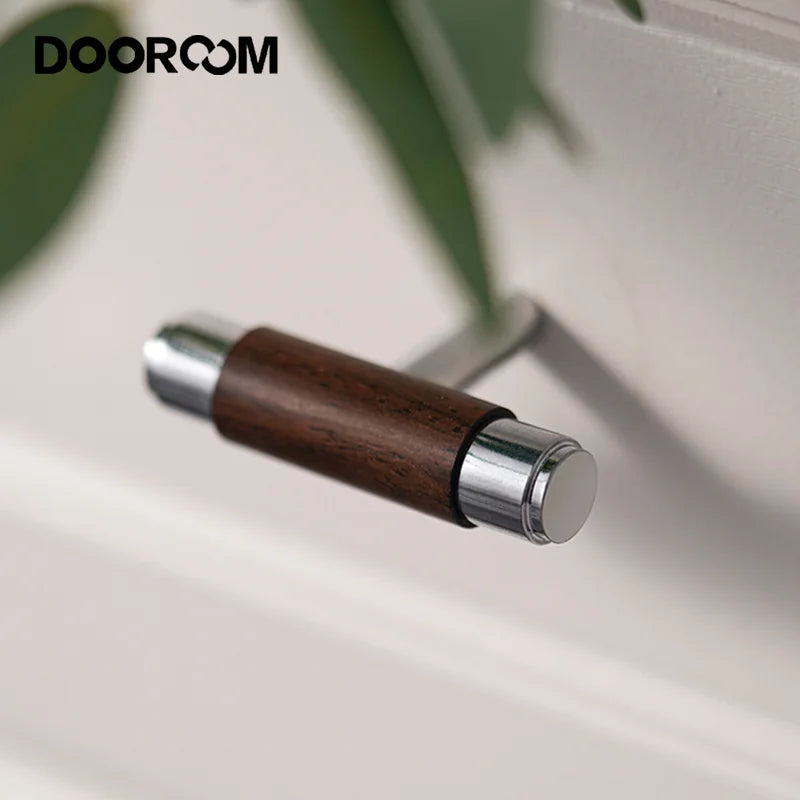 DOOROOM Brass Furniture Handles Wood Wardrobe Cupboard T-bar Drawer Knob Kitchen Cabinet Drawer Gabinete Pull Modern Hardware