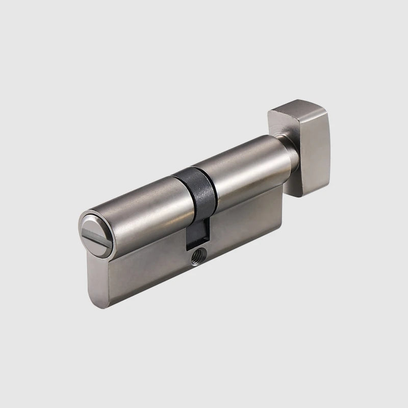 DOOROOM Thumb-Turn Euro Cylinder Door Lock Barrel 75mm Brass Made Multi Colours Optional