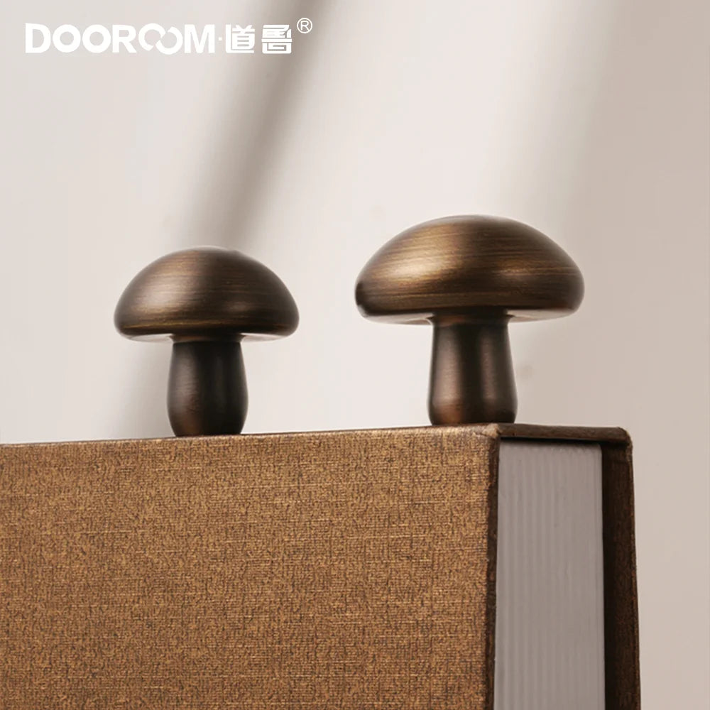 Dooroom  Solid Brass Smooth Round Cabinet Knobs Drawer Handles Wardrobe Elegant Touch Comfortable Feel Pull