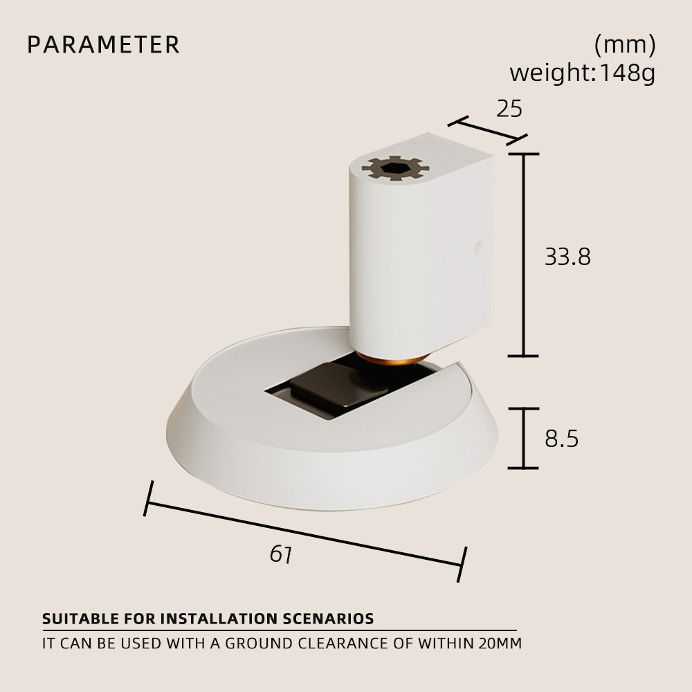 DOOROOM Windproof And Collision Door Suction Simple non-punching Suction Stable And Durable Home Improvement Door Stopper