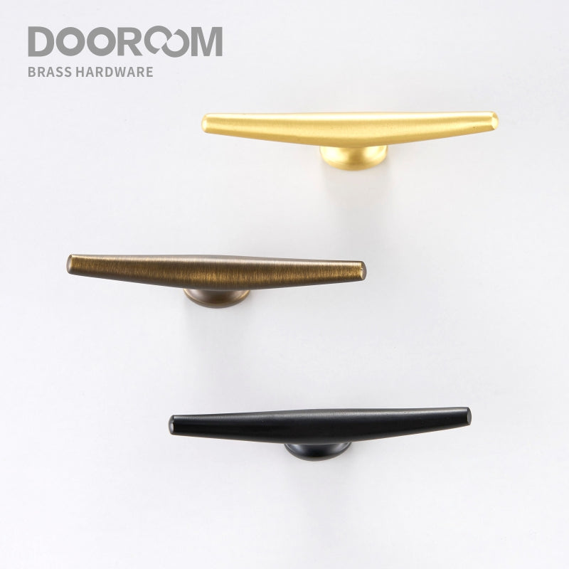 Dooroom Brass Handles Modern Nordic Fresh Long Pulls Cupboard Wardrobe Dresser Cabinet Drawer Cabinet Furniture Knobs Black Gold