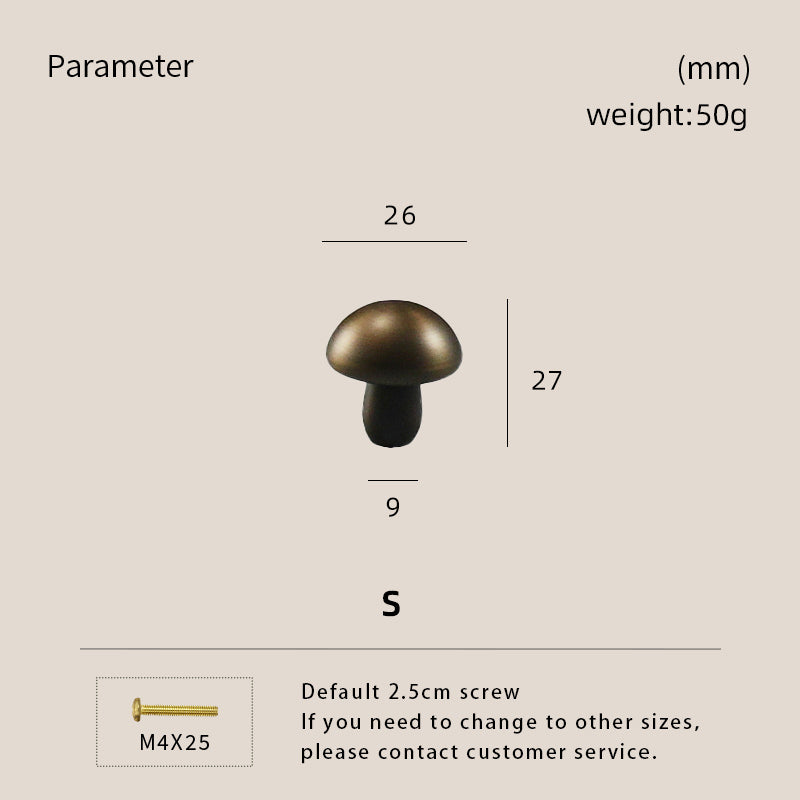 Dooroom  Solid Brass Smooth Round Cabinet Knobs Drawer Handles Wardrobe Elegant Touch Comfortable Feel Pull