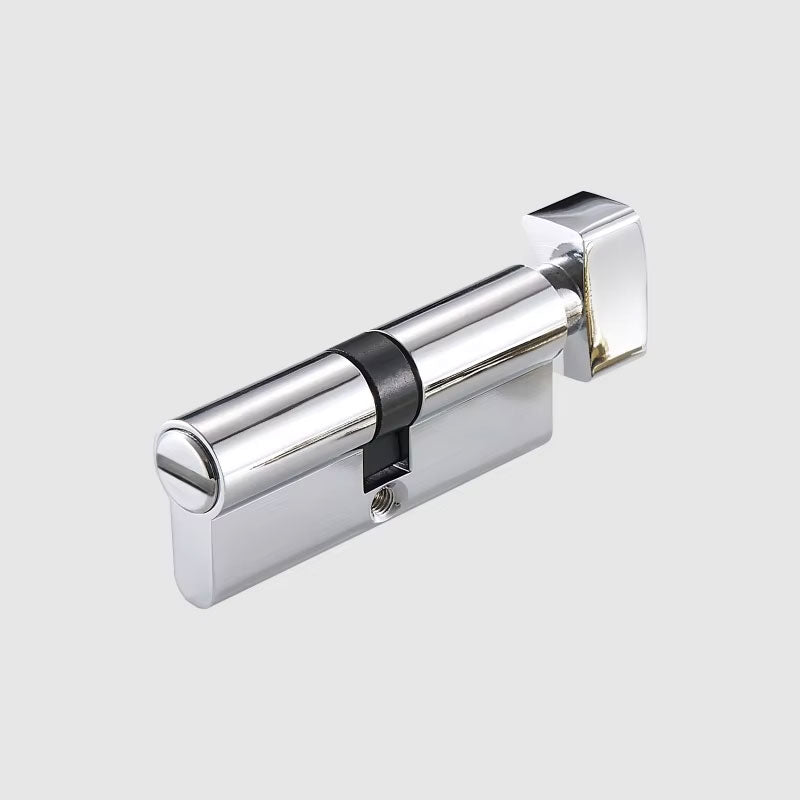 DOOROOM Thumb-Turn Euro Cylinder Door Lock Barrel 75mm Brass Made Multi Colours Optional