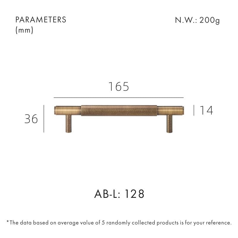 Dooroom Brass Swirl Stripe Furniture Handles T bar Long Pulls Cupboard Wardrobe Dresser Shoe Box Drawer Wine Bar Cabinet Knobs
