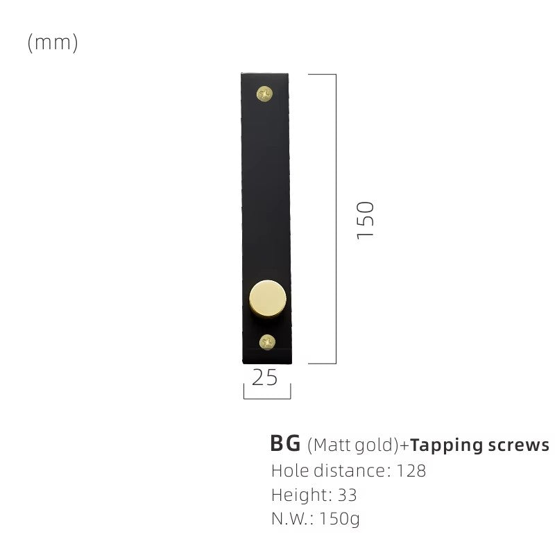 Dooroom Brass Furniture Knurled Unfold/Conceal Install Modern Gold Black Wardrobe Dresser Cupboard Cabinet Drawer Pulls  bar