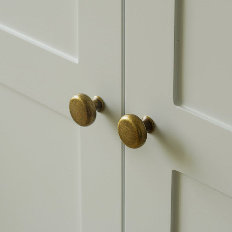 DOOROOM Retro Brass Handles Pulls With Base Home Cupboard Wardrobe Dresser Shoe Box Drawer Cabinet Knob Kitchen Hardware Tools