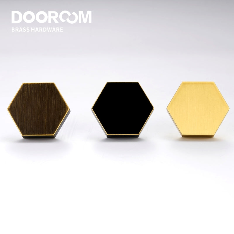 Dooroom 黄铜家具把手北欧金色黑古铜白色木门衣柜梳妆台橱柜抽屉柜拉手