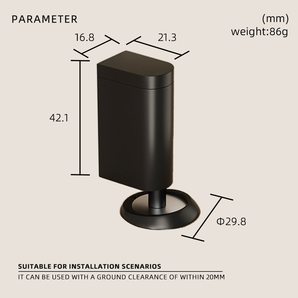 DOOROOM New Magnetic Door Stopper Silent crash-proof windproof Invisible Door suction perforation-free Home Door Stops