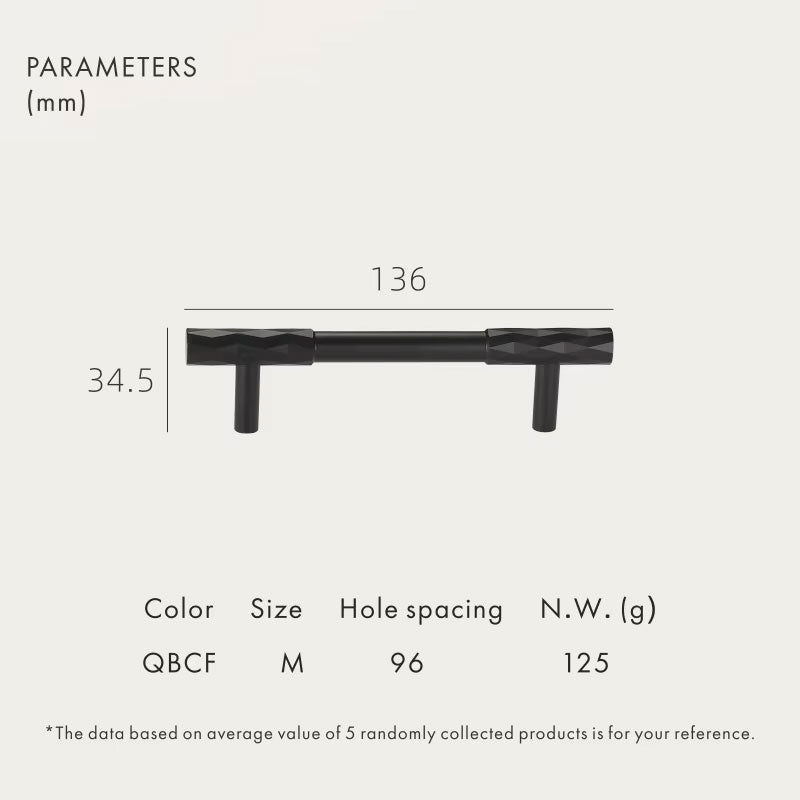 Dooroom Brass Furniture Handles Modern Hammered Long Pulls Cupboard Wardrobe Dresser Shoe Box Drawer Cabinet Round Knobs