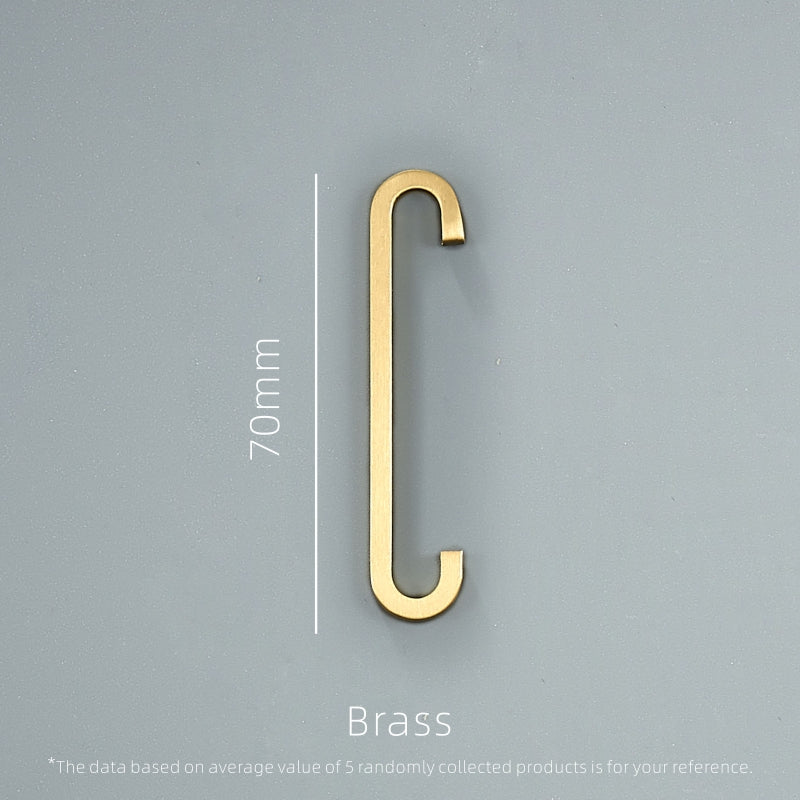 Dooroom Brass Letters A-Z For Company Names Door Plates Decorative Wall Letters Personalized Symbols Address