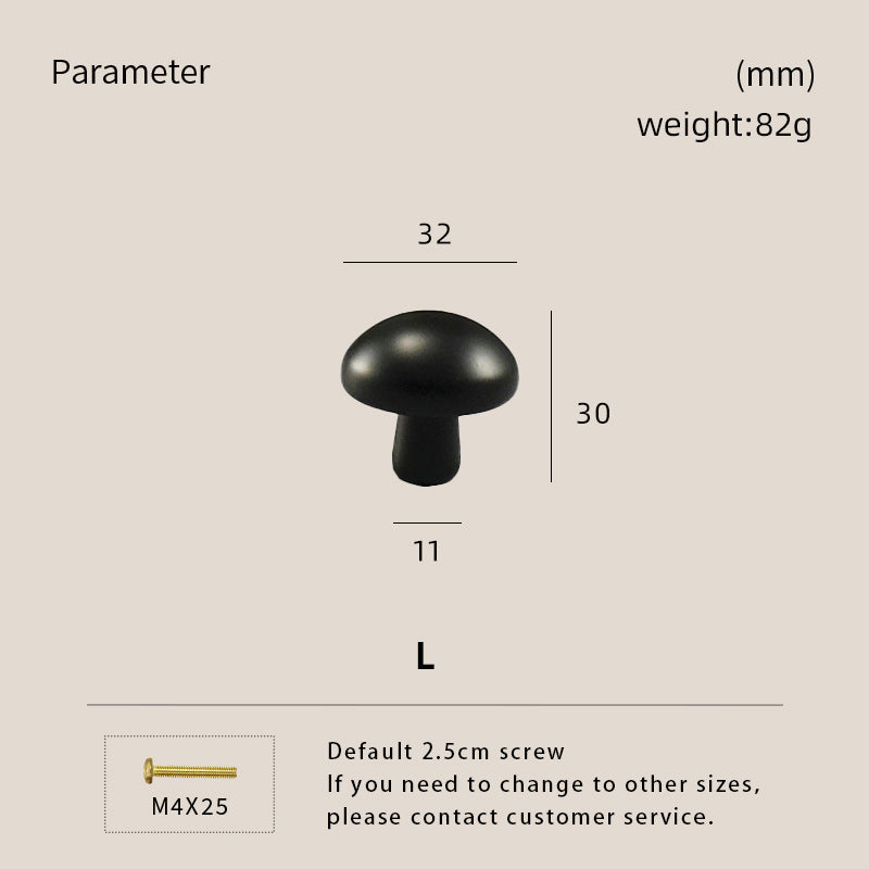 Dooroom  Solid Brass Smooth Round Cabinet Knobs Drawer Handles Wardrobe Elegant Touch Comfortable Feel Pull