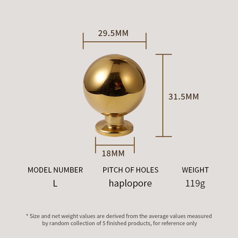 Dooroom Brass rotundity Furniture Handles Modern Simplicity Wardrobe Dresser Cupboard Cabinet Door Drawer Shoe Box handle