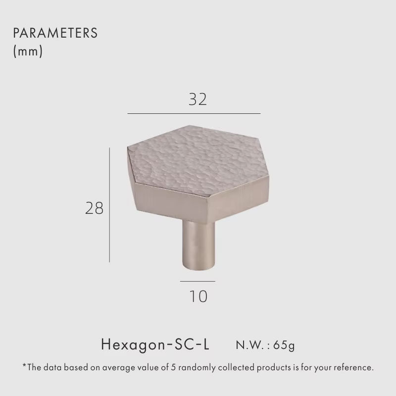 Dooroom Brass Furniture Handles Hammered Bright Satin Chrome Round Hexagon Cupboard Wardrobe Dresser Drawer Cabinet Knobs