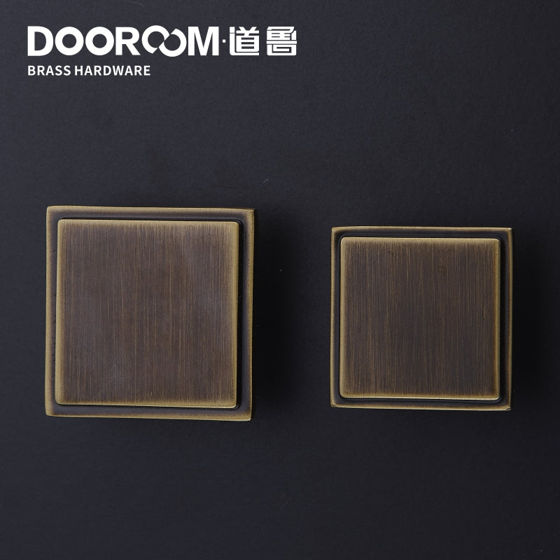 Dooroom Brass Furniture Handles Wardrobe Dresser Cupboard Cabinet Drawer Shoe Box Pulls Modern Black Antique Knobs