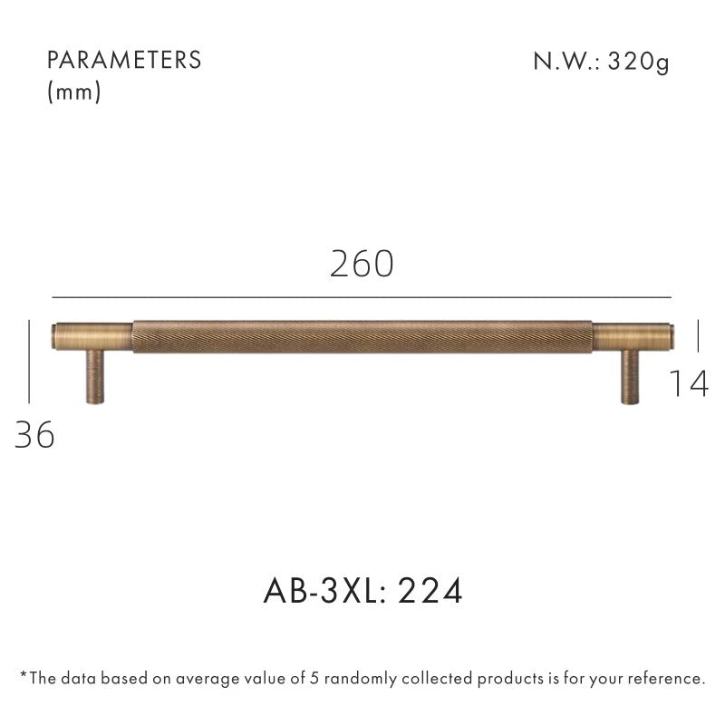 Dooroom Brass Swirl Stripe Furniture Handles T bar Long Pulls Cupboard Wardrobe Dresser Shoe Box Drawer Wine Bar Cabinet Knobs