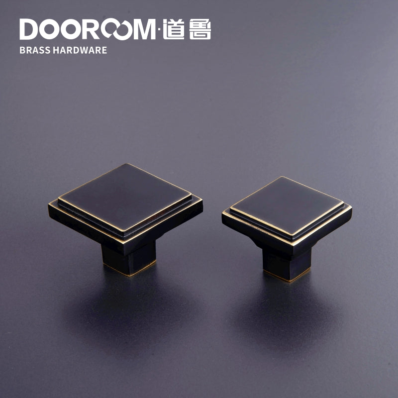 Dooroom Brass Furniture Handles Wardrobe Dresser Cupboard Cabinet Drawer Shoe Box Pulls Modern Black Antique Knobs