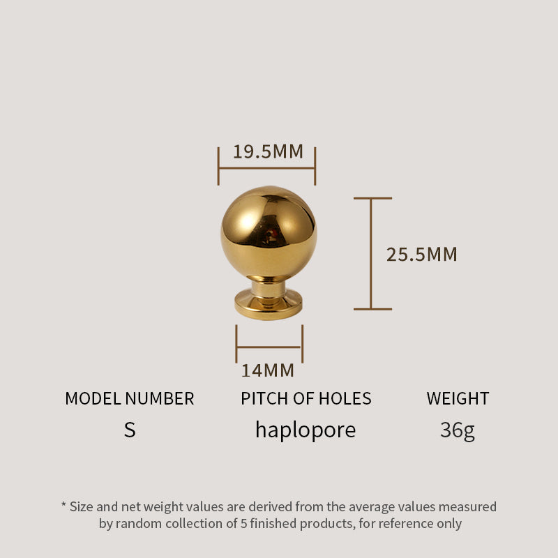Dooroom Brass rotundity Furniture Handles Modern Simplicity Wardrobe Dresser Cupboard Cabinet Door Drawer Shoe Box handle