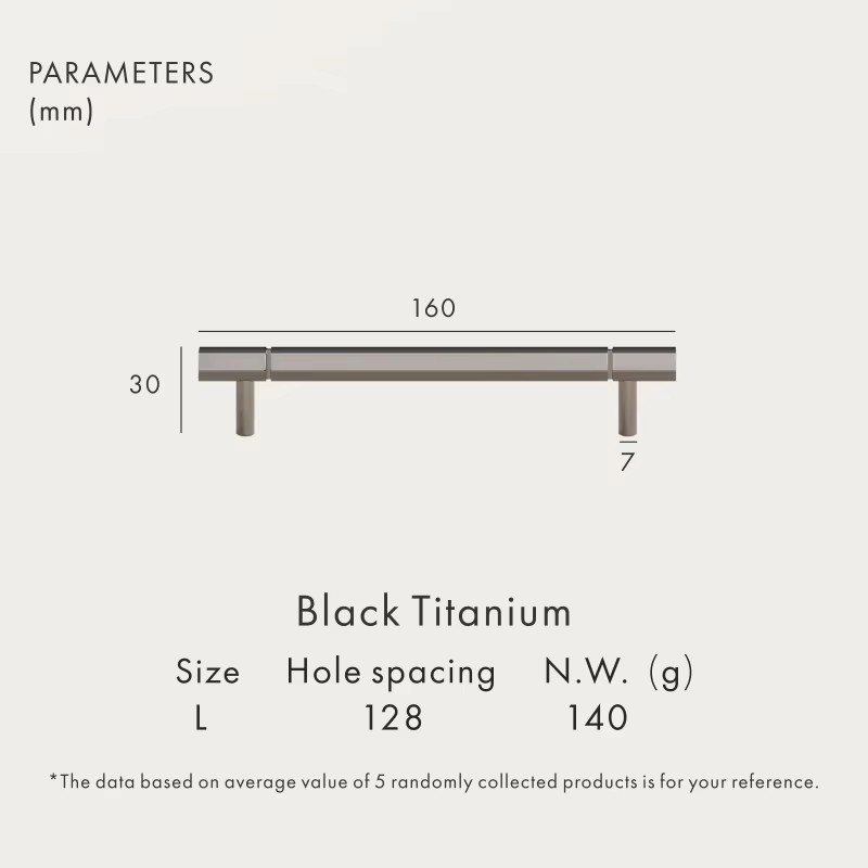 Dooroom Brass Furniture Handles Shiny Rose Gold Black Titanium Bright Chrome Cupboard Wardrobe Dresser Drawer Cabinet Pulls