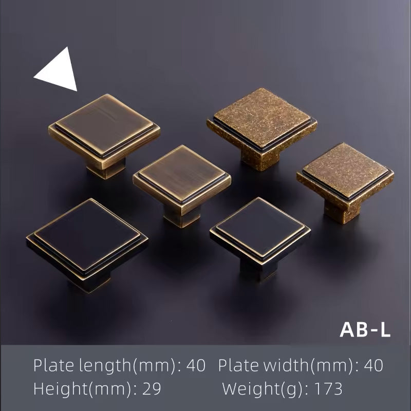 Dooroom Brass Furniture Handles Wardrobe Dresser Cupboard Cabinet Drawer Shoe Box Pulls Modern Black Antique Knobs