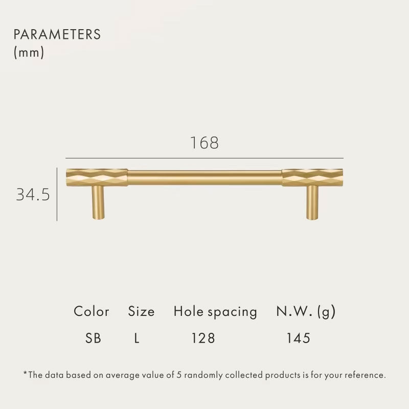 Dooroom Brass Furniture Handles Modern Hammered Long Pulls Cupboard Wardrobe Dresser Shoe Box Drawer Cabinet Round Knobs