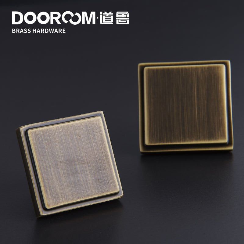 Dooroom Brass Furniture Handles Wardrobe Dresser Cupboard Cabinet Drawer Shoe Box Pulls Modern Black Antique Knobs